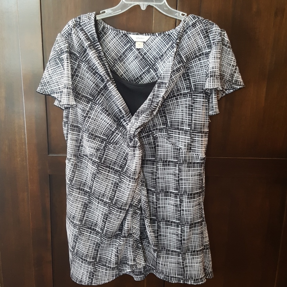 CJ Banks 2x 2 piece shirt and tank